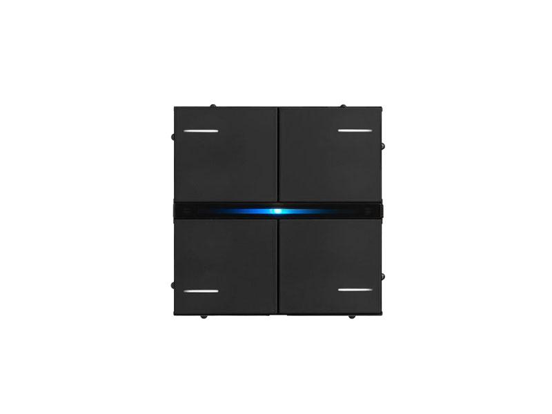 Lite Switch 4 Buttons | 16 Ch - RGB - Buttons Included - Black – Eelectron