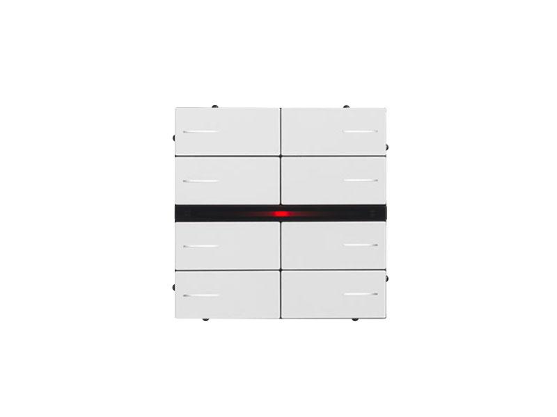 Lite Switch 8 Buttons | 16 Ch - RGB - Buttons Included - White – Eelectron