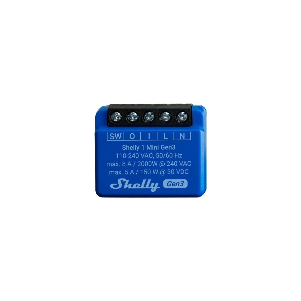 Shelly 1 Mini Gen3 - Shelly smart relay