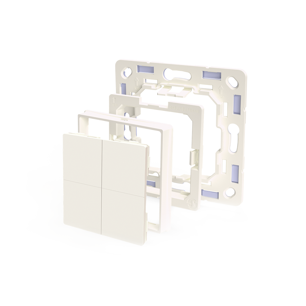 Shelly BLU WS4 + Legrand/Shelly Adapter - Shelly