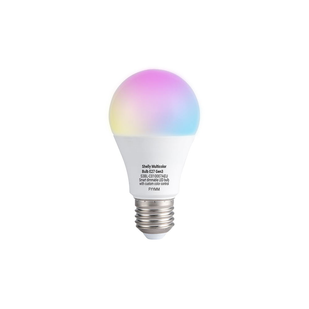 Shelly Multicolor Bulb E27 Gen3 - Shelly