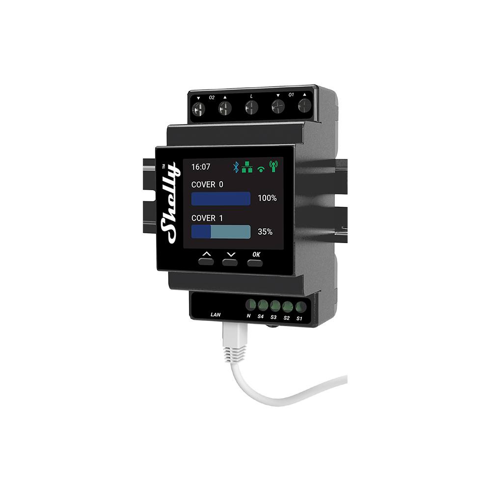Shelly Pro Dual Cover / Shutter PM - Shelly smart relay