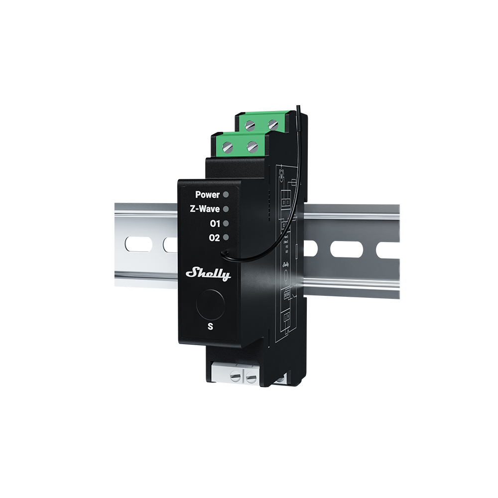 Shelly Wave Pro Shutter LR - Shelly smart relay