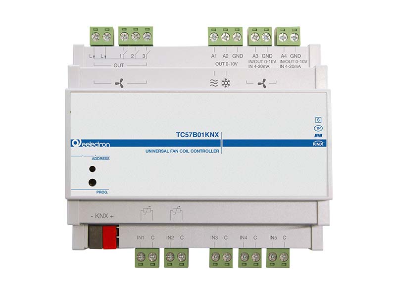 Universal Fancoil Controller - 4 X 0-10 V - 5 In - 3 Out – Eelectron