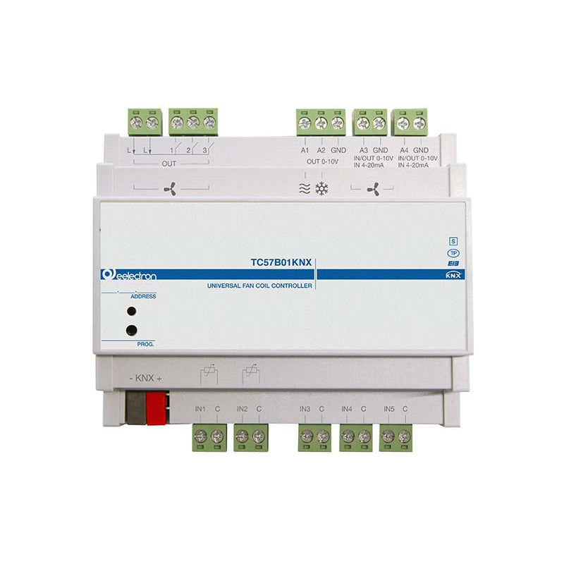 Universal Fancoil Controller - 4 X 0-10 V - 5 In - 3 Out – Eelectron