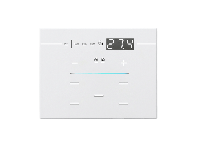 Single Glass - Residential Display - Line Series - 3 Modules - White – Eelectron