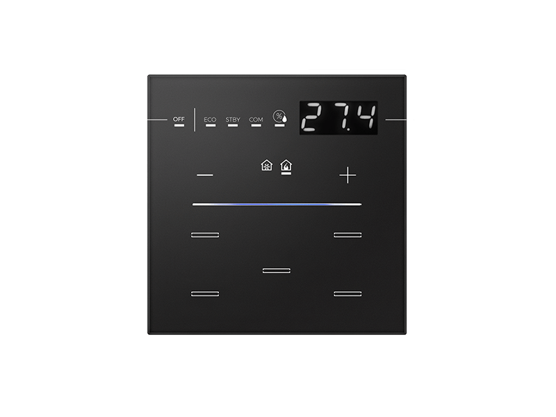 Single Glass - Residential Display - Line Series - Black – Eelectron