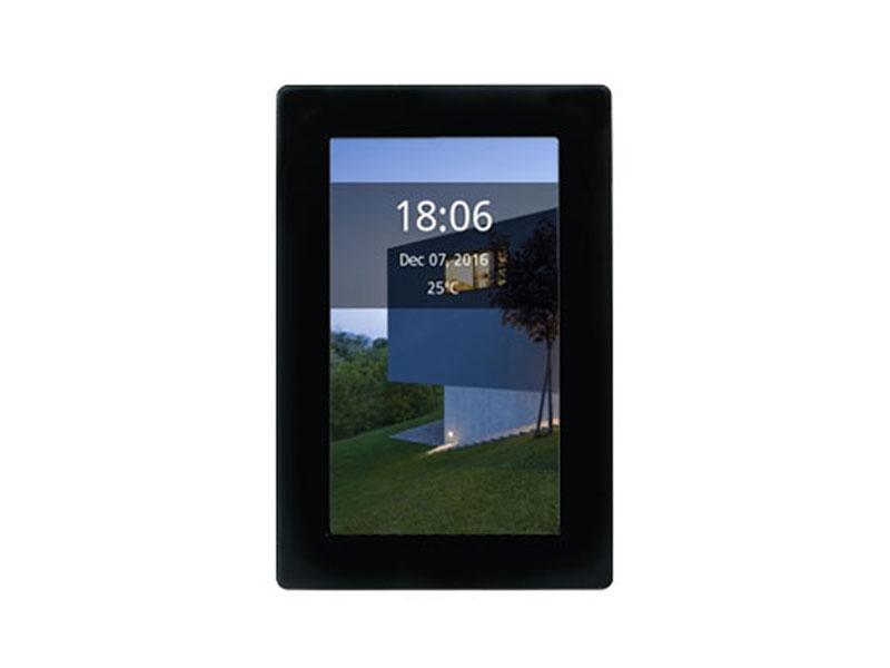 4.3” KNX Capacitive Touch Panel - Glass - Black V2
