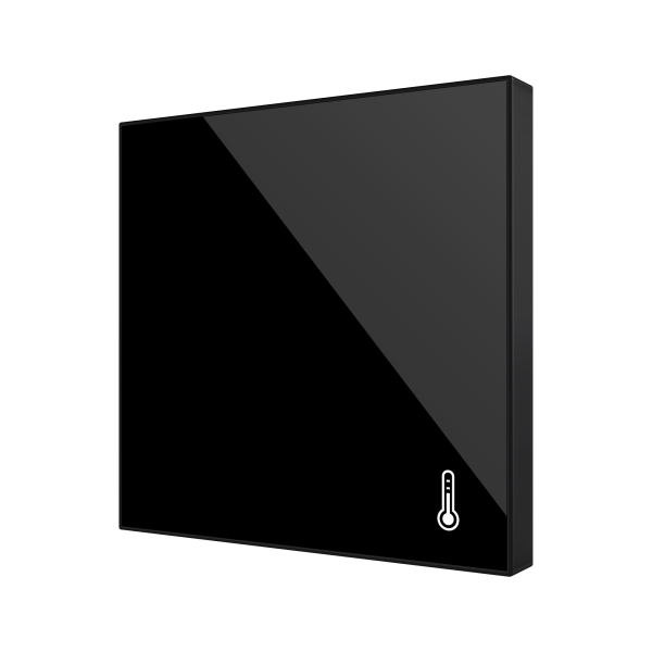 Flat AmbienT. Temperature Probe - Anthracite by Zennio