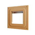 Accessory for dry-wall flush mounting for Flat X and IWAC Display by Zennio