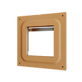 Accessory for dry-wall flush mounting for Tecla X by Zennio
