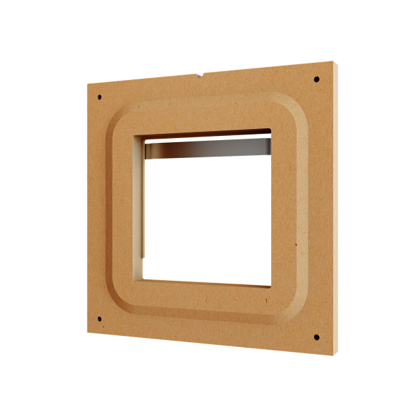 Accessory for dry-wall flush mounting for Tecla X by Zennio