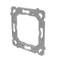 Metallic assembly for Flat AmbienT, Flat 55 Display v2, Flat Display v2, Flat RGB 55/70/X, Flat Sensato v2, IWAC Display v3, Presentia W, Soft Push Button, Tecla RGB 55/70/X, Z28, Z35 v3 by Zennio