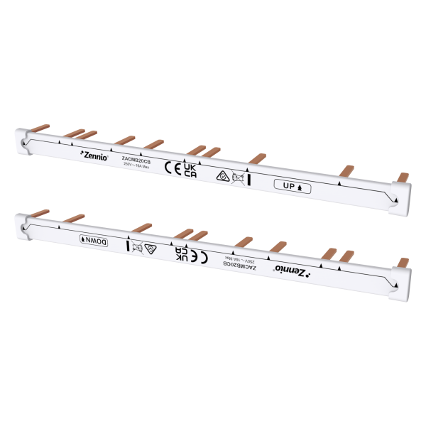 Comb busbar for MAXinBOX 20 - Upper and lower comb by Zennio