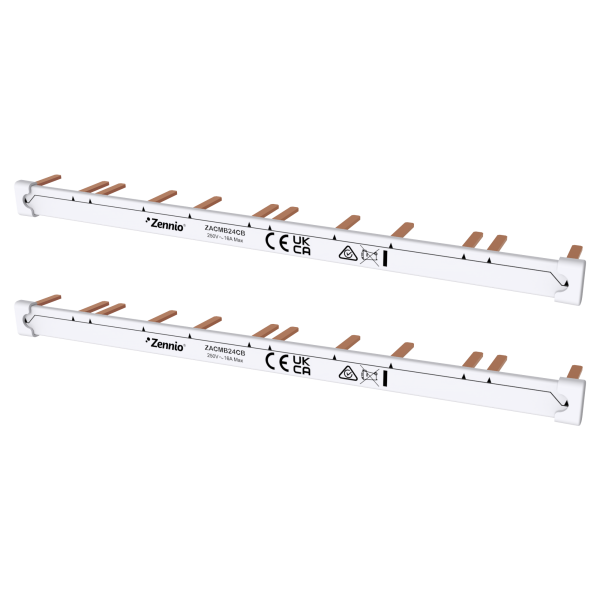 Comb busbar for MAXinBOX 24 - Upper and lower comb by Zennio
