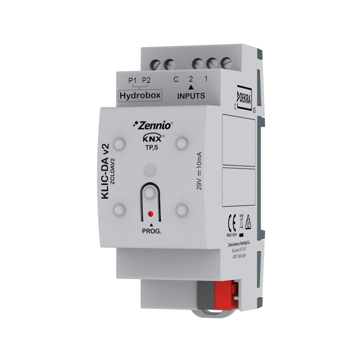 KLIC-DA v2. Daikin-KNX gateway (Altherma LT range) by Zennio