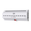 IndustrialBOX 12. Industrial actuator with 12 outputs (20 A - 200 µF), mechanical manual operation and KNX Secure by Zennio