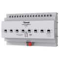 IndustrialBOX 8. Industrial actuator with 8 outputs (20 A - 200 µF), mechanical manual operation and KNX Secure by Zennio