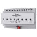 IndustrialBOX Current 8. Industrial actuator with 8 outputs (20 A - 200 µF), current measurement and KNX Secure by Zennio