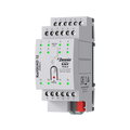 RailQUAD 12. Input module with 12 analog-digital inputs for DIN rail with status indicator LEDs. by Zennio