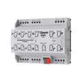 ShutterBOX Drive 6CH. 6-channel shutter actuator with automatic travel time detection and KNX Secure by Zennio