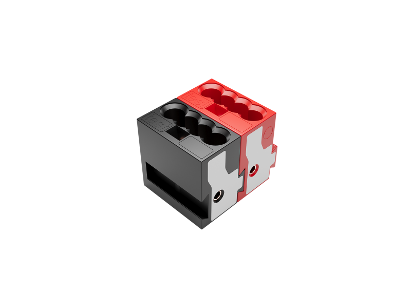 KNX Bus connector. WAGO 243-211 Red-Grey by Zennio