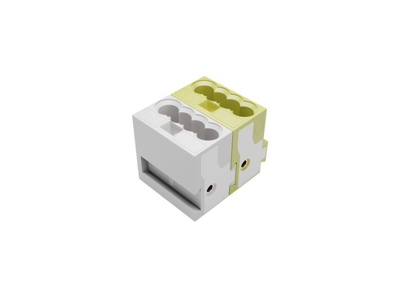 KNX Bus connector. WAGO 243-212 Yellow-White by Zennio