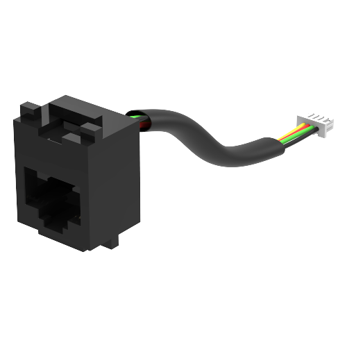 Cable for Z41 Pro, Z41 COM, Z70 v2 & Z100 - 4P to RJ45 female adapter by Zennio