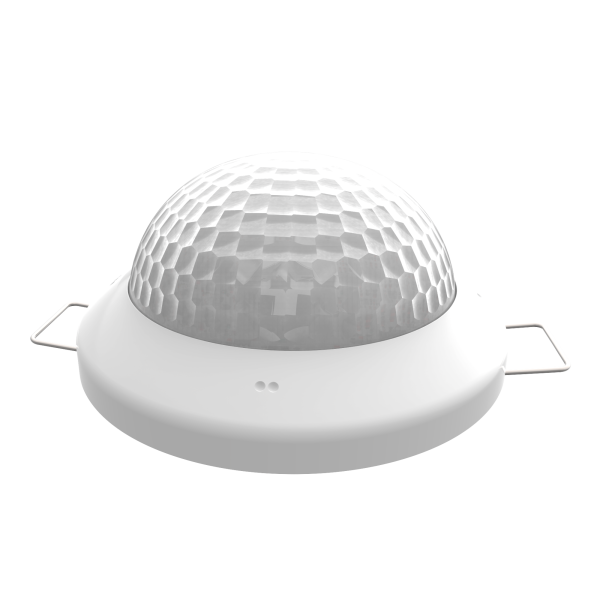 Presentia C v2. KNX presence detector with luminosity sensor for ceiling mounting - White by Zennio