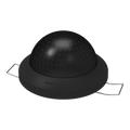 Presentia C v2. KNX presence detector with luminosity sensor for ceiling mounting - Anthracite by Zennio
