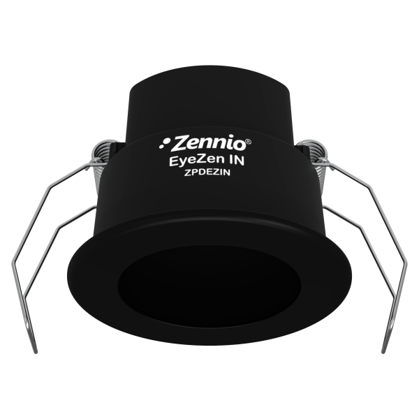 EyeZen IN. Motion detector with luminosity sensor for ceiling mounting - Anthracite by Zennio