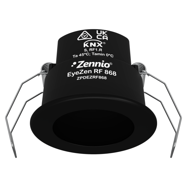 EyeZen RF 868. KNX RF motion detector for ceiling mounting (868 MHz) - Anthracite by Zennio