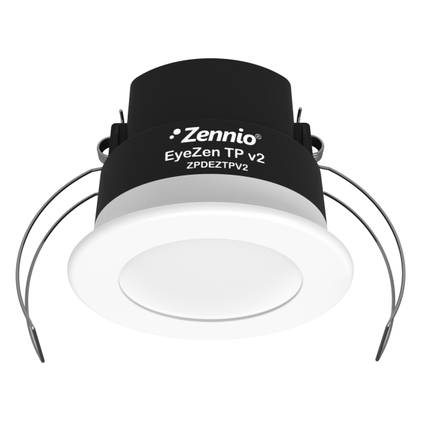EyeZen TP v2. KNX motion detector with luminosity sensor for ceiling mounting - White by Zennio