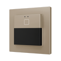 Presentia W1 v2. KNX motion detector for wall mounting - 1 button - Champagne by Zennio