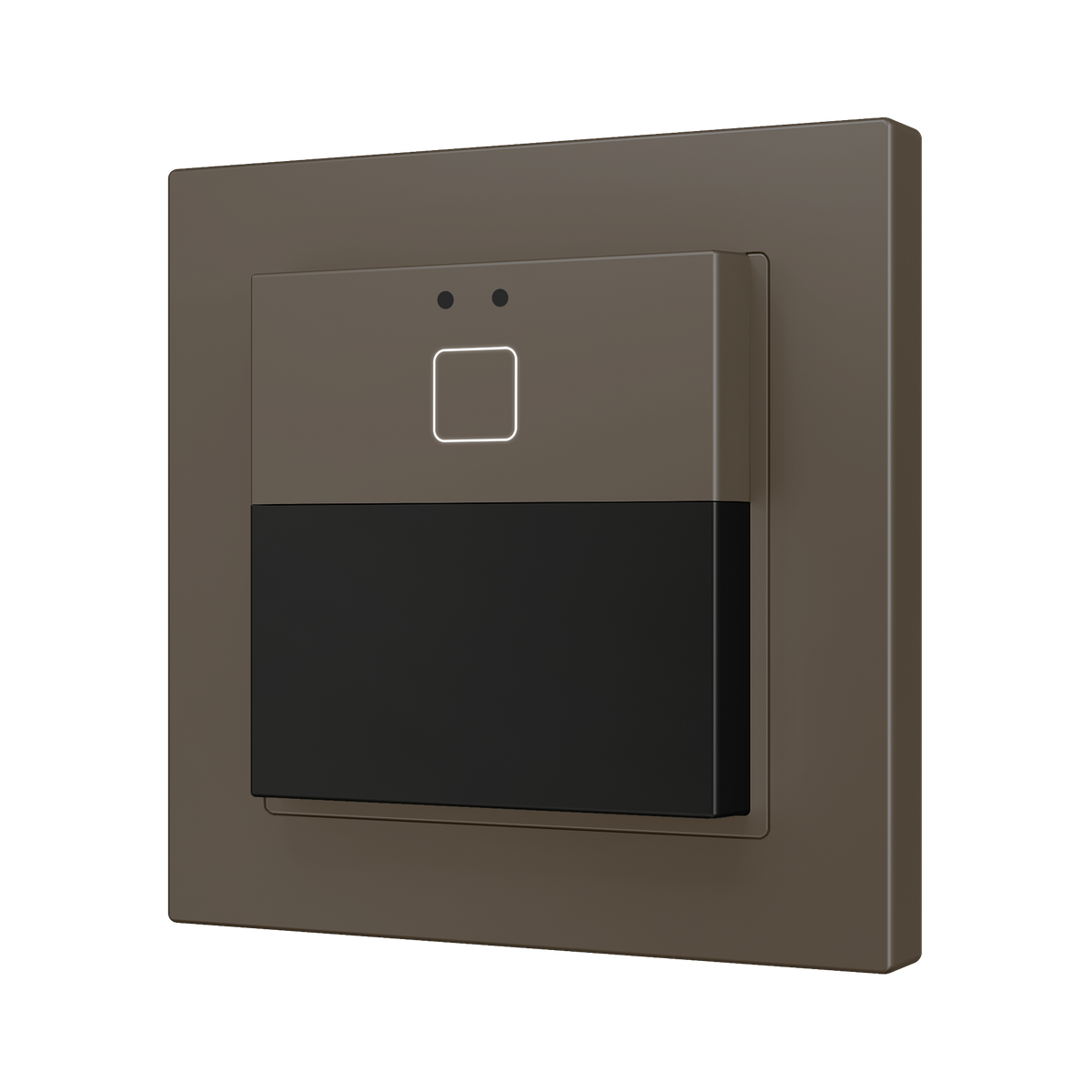 Presentia W1 v2. KNX motion detector for wall mounting - 1 button - Mocha by Zennio