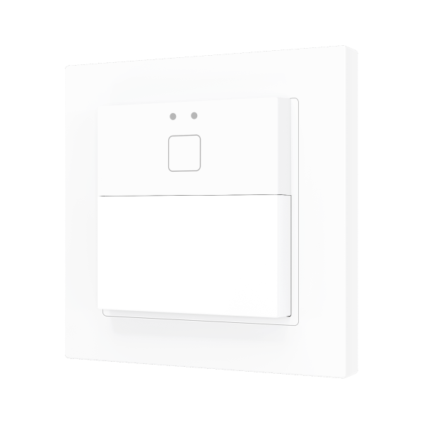 Presentia W1 v2. KNX motion detector for wall mounting - 1 button - White by Zennio