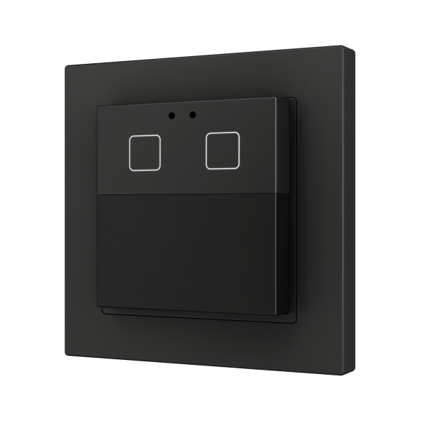Presentia W2 v2. KNX motion detector for wall mounting - 2 buttons - Anthracite by Zennio