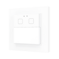 Presentia W2 v2. KNX motion detector for wall mounting - 2 buttons - White by Zennio