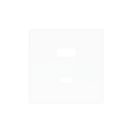 ZS55. Cover plate for double USB C+A charger 55x55 mm - Matt white by Zennio