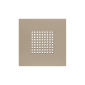 ZS55. RingBOX - KNX Doorbell cover 55x55 mm - Champagne by Zennio