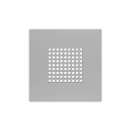 ZS55. RingBOX - KNX Doorbell cover 55x55 mm - Silver by Zennio