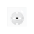 ZS55. Schuko socket cover with USB C 55x55 mm - Matt white by Zennio