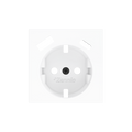 ZS55. Schuko socket cover with USB C and A 55x55 mm - Matt white by Zennio