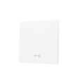 ZS55. Cover for Simple KNX Soft push button 55x55 mm. Tilt down - Key icon - Matt White by Zennio
