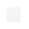 ZS55. Cover for Simple KNX Soft push button 55x55 mm. Tilt down - Matt White by Zennio
