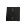ZS55. Cover for Simple KNX Soft push button 55x55 mm. Tilt up&down - Anthracite - Custom. Minimum 100 units per design by Zennio