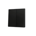 ZS55. Cover for Double KNX Soft push button 55x55 mm. Tilt up&down - Anthracite by Zennio