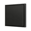 ZS70. Simple Soft push button for 1 binary input 70x70 mm - Anthracite by Zennio