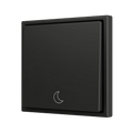 ZS70. Simple Soft push button for 1 binary input 70x70 mm - Anthracite - Custom. Minimum 100 units per design by Zennio