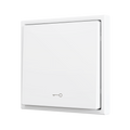 ZS70. Simple Soft push button for 1 binary input 70x70 mm - Key icon - Matt white by Zennio